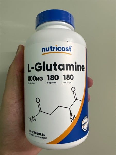 NUTRICOST L-GLUTAMINE 800MG 180 VIÊN NHỘNG