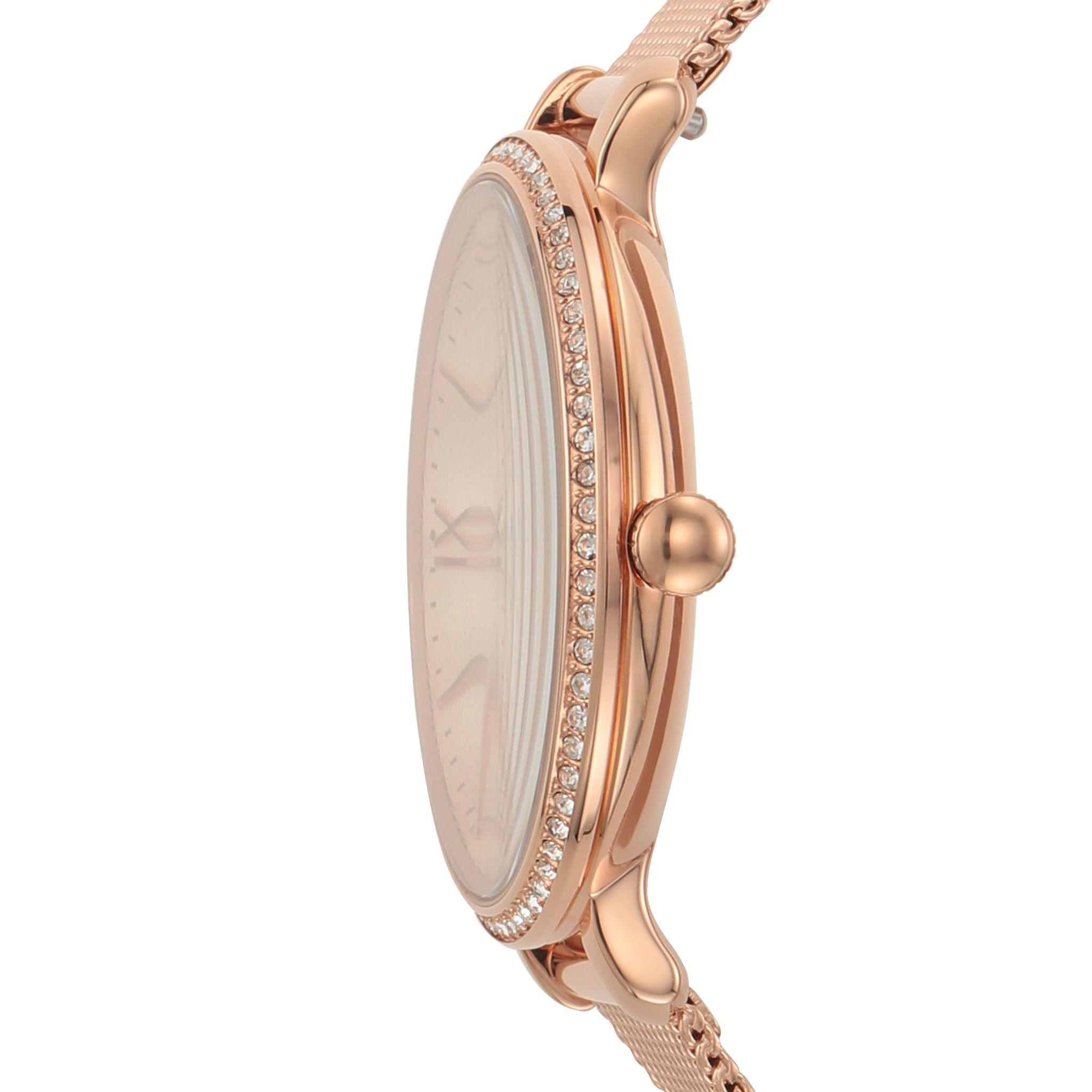  Đồng hồ Kim nữ Fossil JACQUELINE dây kim loại ES4628 - màu vàng hồng 