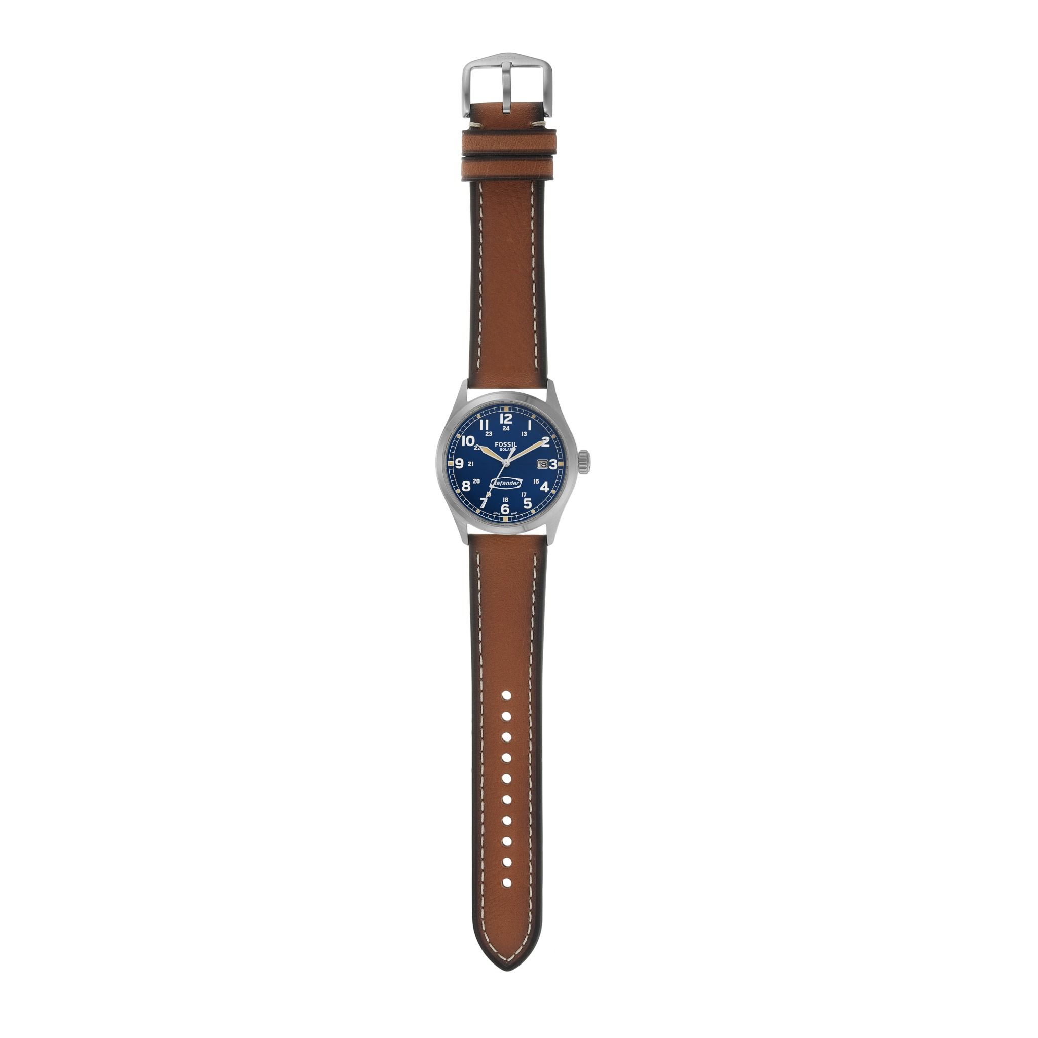  Đồng hồ nam Fossil Defender dây da FS5975 - màu nâu 