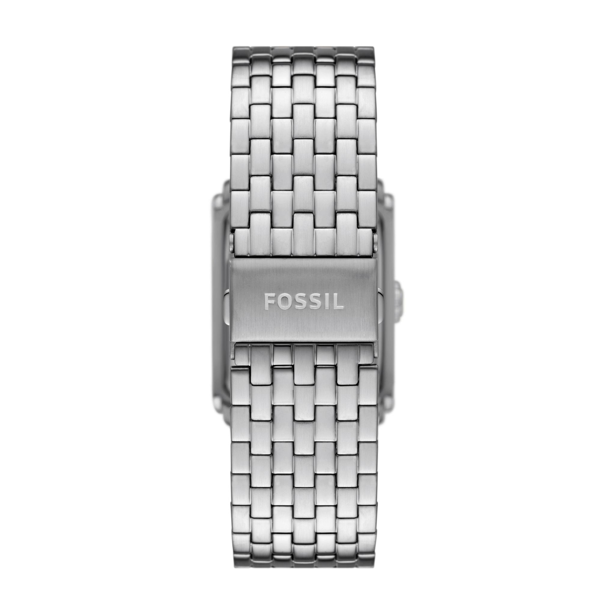  Đồng hồ nam Fossil CARRAWAY dây thép không gỉ FS6008 - màu bạc 