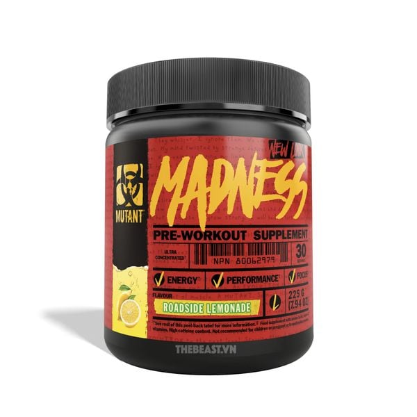 Mutant Madness Pre Workout 30 Servings