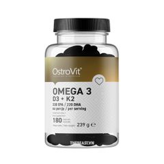 OstroVit Omega 3 D3 + K2 180 viên