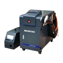 Máy hàn laser Riland RL-HLW-1500 Sử dụng được ba chế độ : Hàn - Cắt - Tẩy Gỉ. Tốc độ hàn nhanh gấp 10 lần hàn TIG