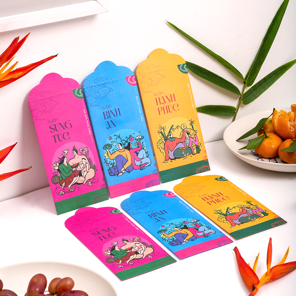 Bộ phong bao lì xì cổ tích (30 chiếc)