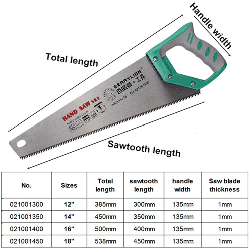  Cưa lá 450mm Berrylion 021001450 