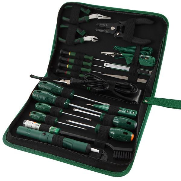 Bộ dụng cụ sửa chữa điện 19 cái SATA 03720