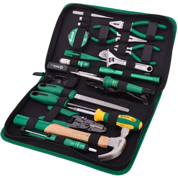 Bộ dụng cụ sửa chữa điện 25 cái SATA 03780