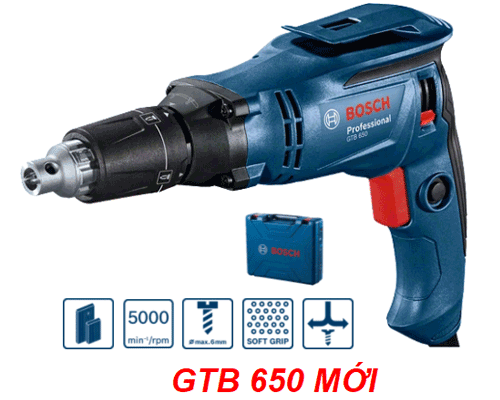  Máy vặn vít dùng điện Bosch GTB 650 (06014A20K0) 