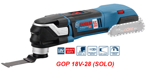 Máy cắt đa năng dùng pin Bosch GOP 18V-28 (Solo)