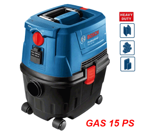  Máy hút bụi khô và ướt Bosch GAS 15 PS (06019E51K0) 