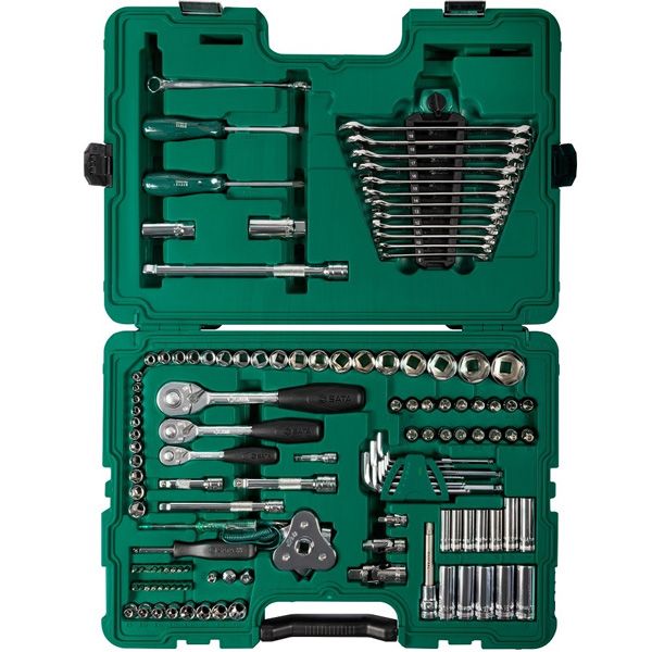 Bộ dụng cụ bảo trì ô tô 128 chi tiết 1/2 inch SATA 09014A