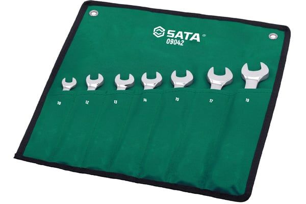 Bộ cờ lê đầu vòng tự động lắc léo 7 chi tiết hệ mét SATA 09042