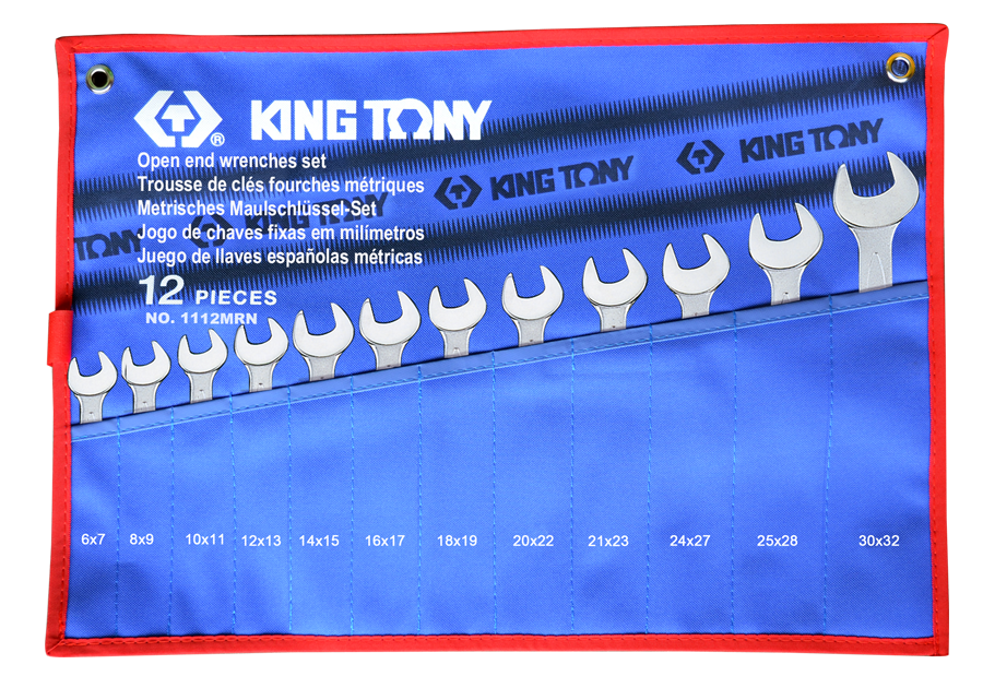  Bộ khóa 2 đầu miệng 12 cái Kingtony 1112MRN (6-32mm) 