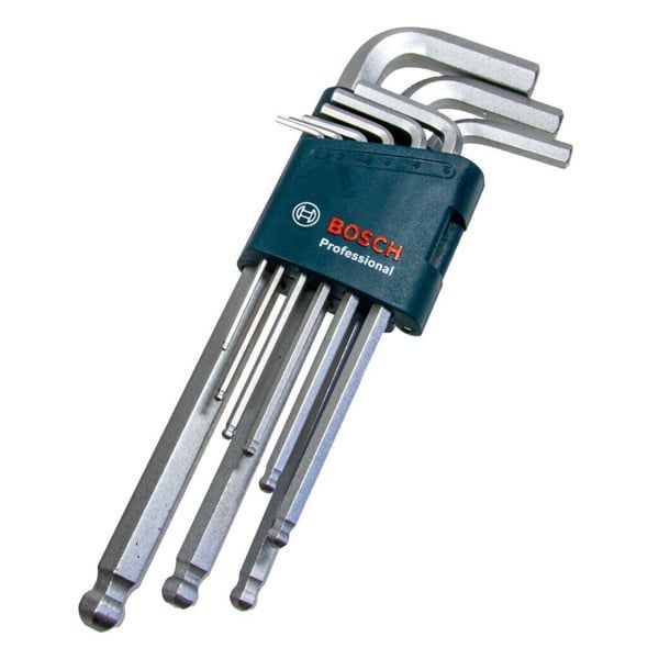 Bộ lục giác 9 chi tiết 1.5-10mm Bosch 1600A01TH5