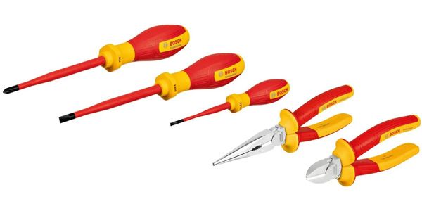 Bộ đồ nghề cách điện VDE đa năng 5 món Bosch 1600A02NG2