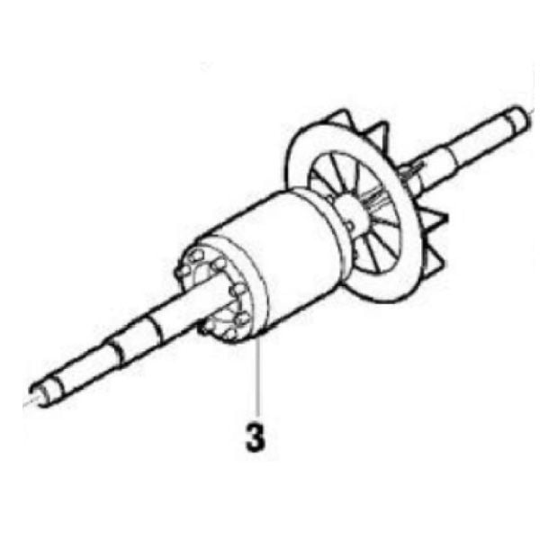Rotor máy GBG 35-15 Bosch 1619PB1470