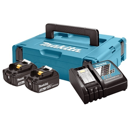Bộ 2 pin 18V 3.0Ah và 1 sạc DC18RC Makita 197952-5 (MKP1RF182)
