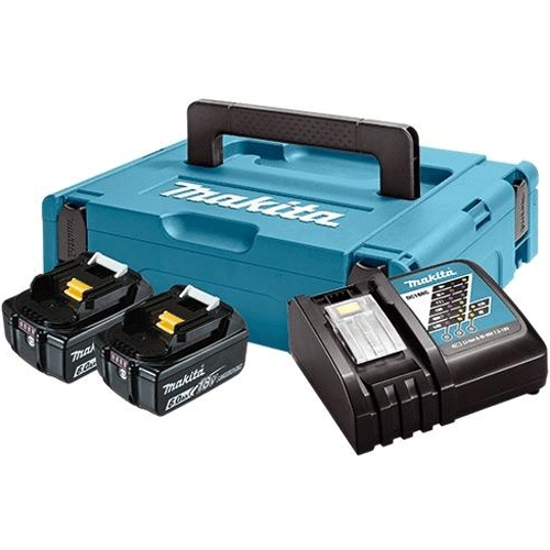 Bộ 2 pin 18V 6.0Ah và 1 sạc DC18RC Makita 198116-4 (MK91RG182)