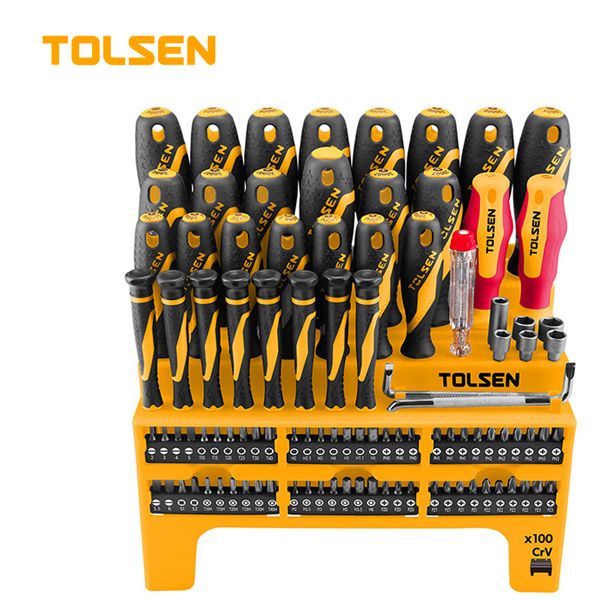 Bộ 100 cây tua vít Tolsen 20185