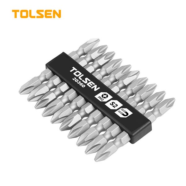 Mũi vít 2 đầu ngắn PH2x65mm Tolsen 20360