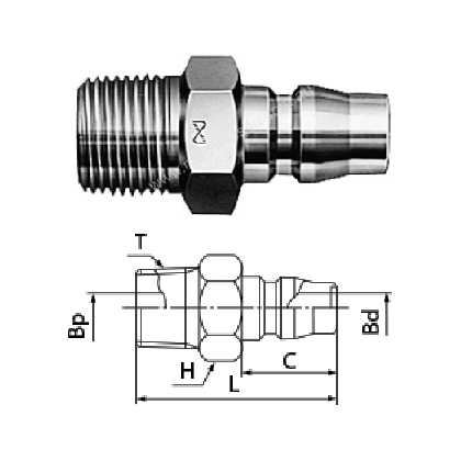  Khớp nối nhanh Cupla Nitto 20PM 