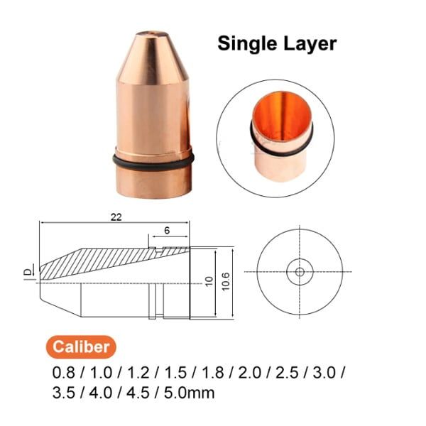 Bép cắt laser đơn 1.0mm 211GJT0058