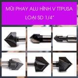  Mũi phay alu chữ V (6.35 x 25.4mm) TTPusa 223-001008-SD 