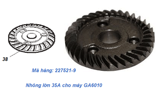  Nhông lớn 35A dùng cho máy GA6010 (227521-9) 