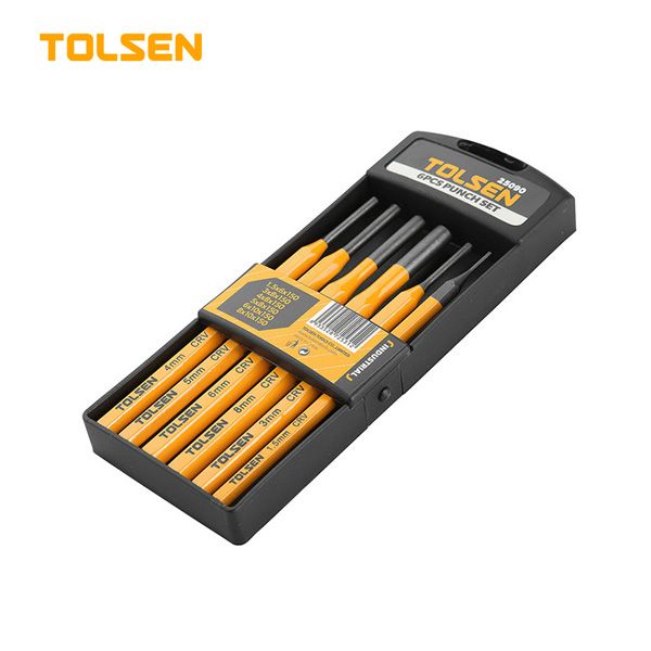 Bộ mũi đục công nghiệp 6 cây từ 1.5-8mm Tolsen 25090
