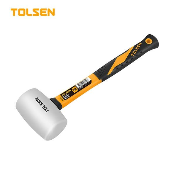 Búa cao su trắng cán sợi thủy tinh 16OZ/ 450g Tolsen 25175