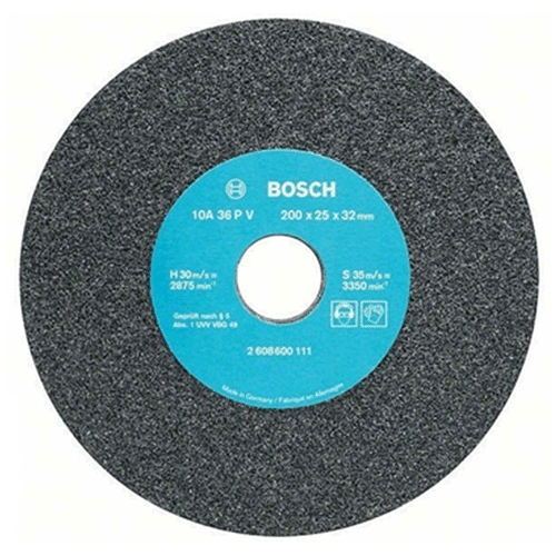  Đá mài thô cho máy mài 2 đá Bosch 200x25x32mm - 2608600111 