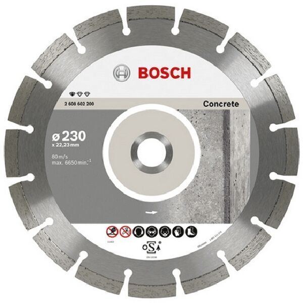  Đĩa cắt bê tông Bosch 230x22.2x10mm - 2608602200 