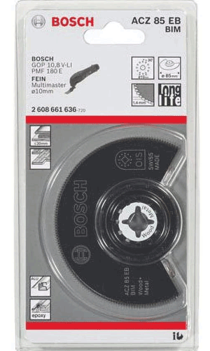  Lưỡi cắt gỗ và kim loại ACZ 85 EB 85mm Bosch 2608661636 