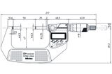  Panme điện tử đo ngoài Mitutoyo 293-232-30 (50-75mm/0.001mm) SPC 