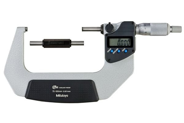 Panme điện tử đo ngoài Mitutoyo 293-233-30 (75-100mm/0.001mm) SPC