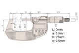  Panme điện tử đo ngoài Mitutoyo 293-340-30 (0-1"/0-25mm/0.001mm) 