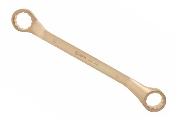 Cờ lê 2 đầu vòng chống cháy nổ bằng đồng berili 30x32mm SATA 31137