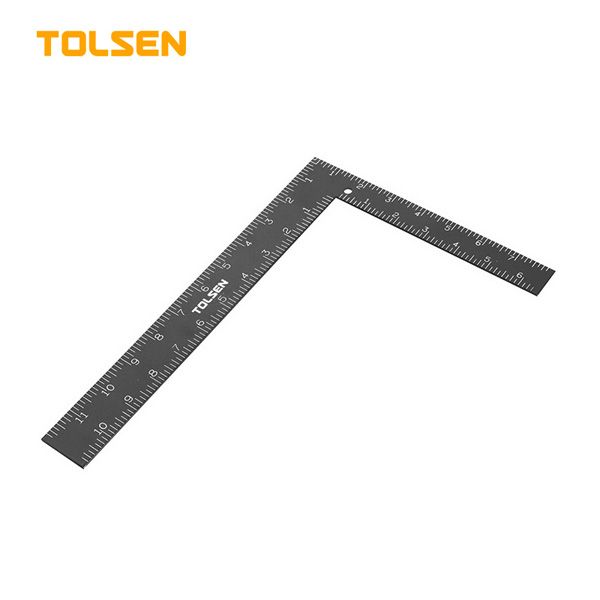 Thước ke góc vuông đen 400x600mm Tolsen 35043