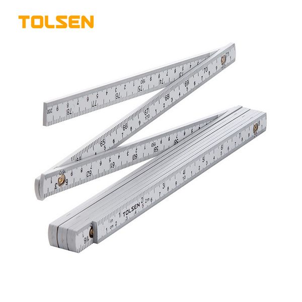 Thước lá xếp 2m bằng nhựa ABS Tolsen 35047