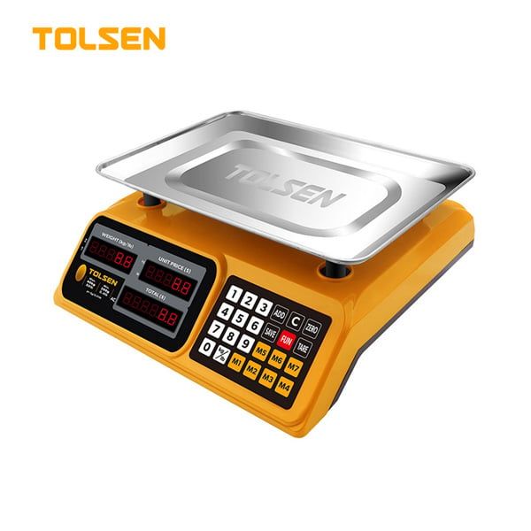 Cân điện tử 40kg Tolsen 35197