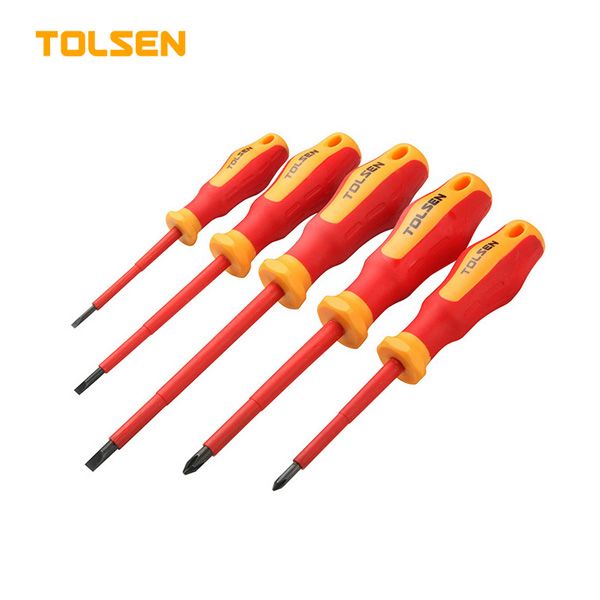 Bộ tua vít cách điện VDE 5 cây Tolsen 38012
