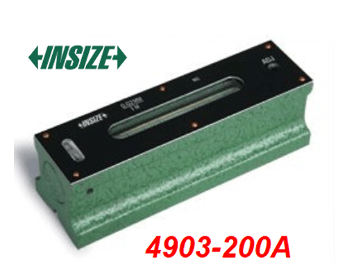  Thước thủy cân máy (rãnh chữ V) Insize 4903-200A 