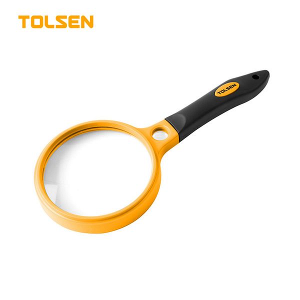 Kính lúp cầm tay 90mm cán nhựa Tolsen 50010