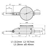  Đồng hồ so chân gập Mitutoyo 513-426-10E (1.5mm/0.01mm) 