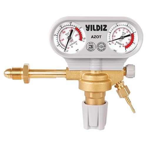 Đồng hồ điều áp khí trơ 10 bar Yildiz 5341SV-VT1