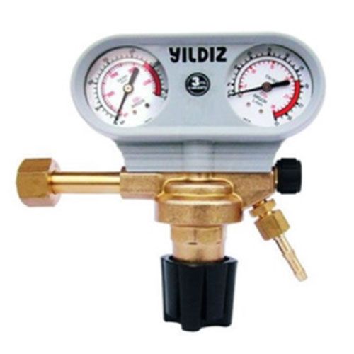  Đồng hồ điều áp khí trơ 10 bar Yildiz 5341SV-VT2 