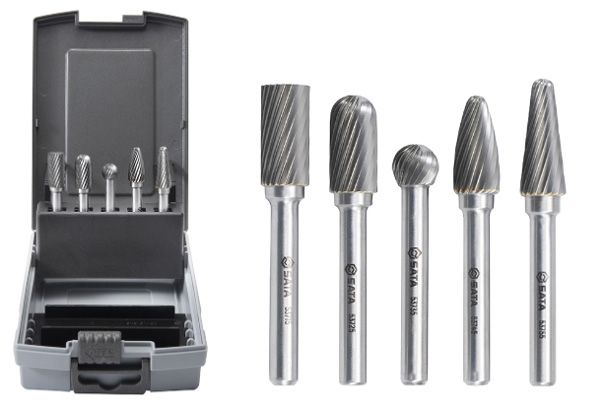 Bộ 5 mũi doa hợp kim SATA 53701