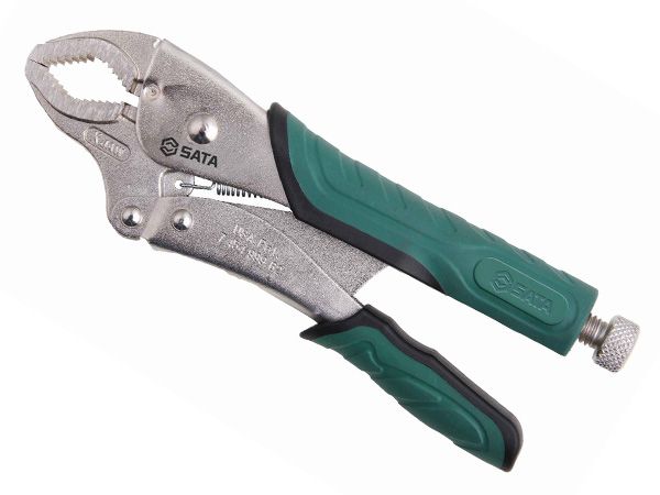 Kìm bấm mũi cong 7 inch/ 175mm SATA 71001