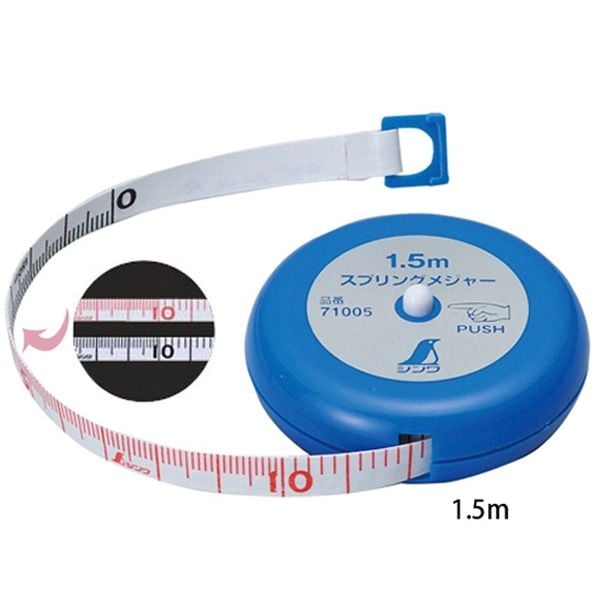 Thước cuốn sợi thủy tinh 1.5m Shinwa 71005