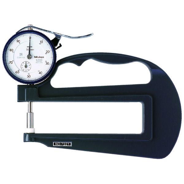 Đồng hồ đo độ dày họng sâu 120mm Mitutoyo 7321A (0-10mm/0.01mm)
